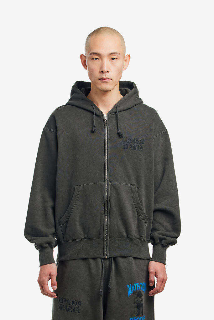 DEATH ROW RECORDS / ZIP HOODED SWEAT SHIRT - WORKSOUT WORLDWIDE