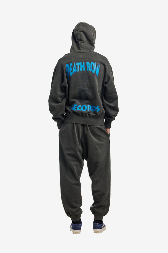 DEATH ROW RECORDS / ZIP HOODED SWEAT SHIRT - WORKSOUT WORLDWIDE