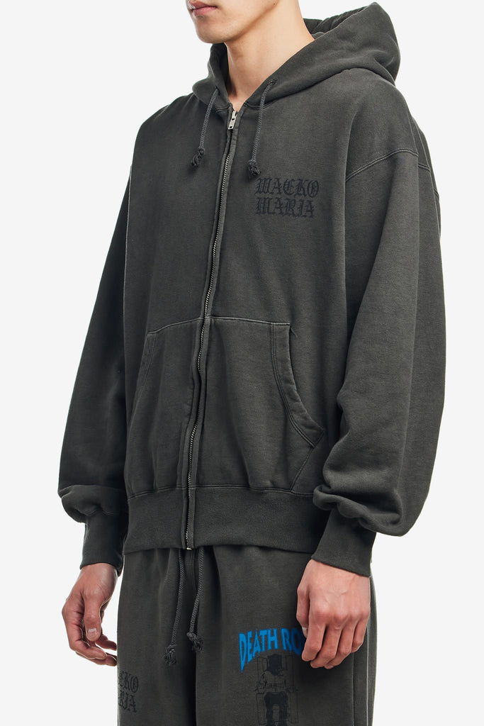 DEATH ROW RECORDS / ZIP HOODED SWEAT SHIRT - WORKSOUT WORLDWIDE