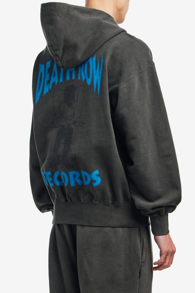 DEATH ROW RECORDS / ZIP HOODED SWEAT SHIRT - WORKSOUT WORLDWIDE
