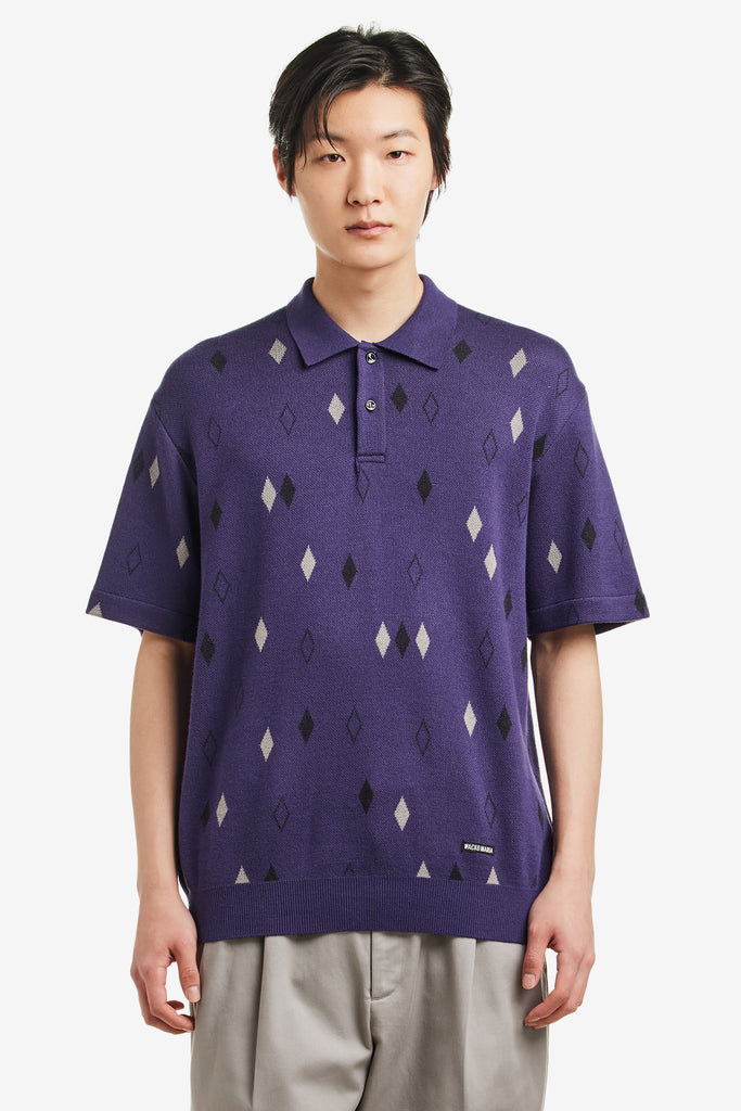 DIAMOND KNIT POLO SHIRT - WORKSOUT WORLDWIDE