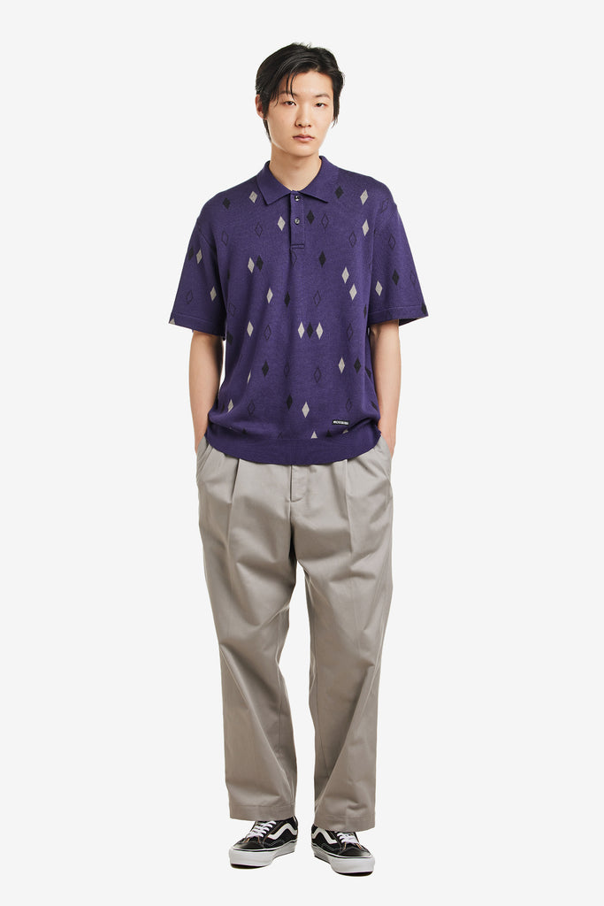 DIAMOND KNIT POLO SHIRT - WORKSOUT WORLDWIDE