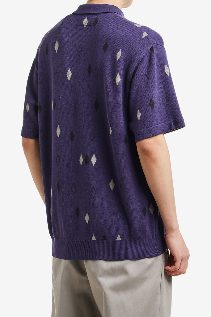 DIAMOND KNIT POLO SHIRT - WORKSOUT WORLDWIDE