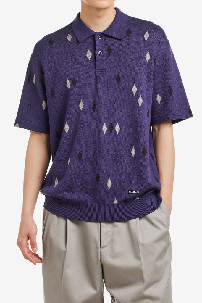 DIAMOND KNIT POLO SHIRT - WORKSOUT WORLDWIDE