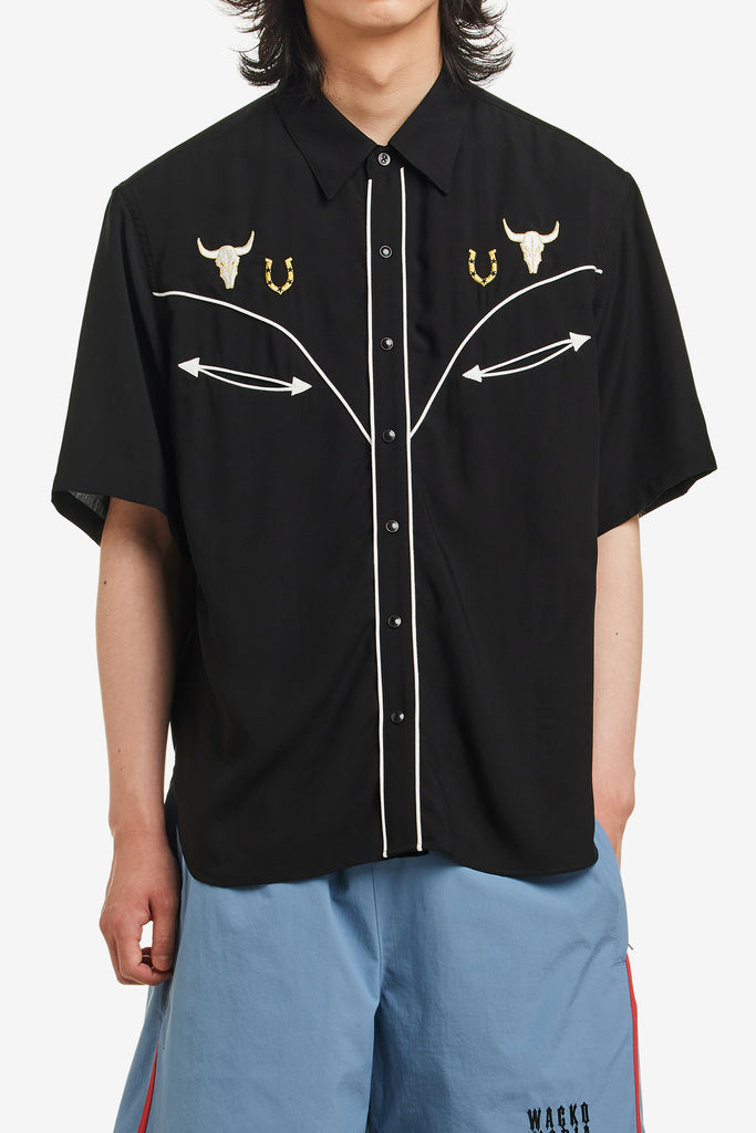 WESTERN SHIRT S/S ( TYPE-5 ) - WORKSOUT WORLDWIDE