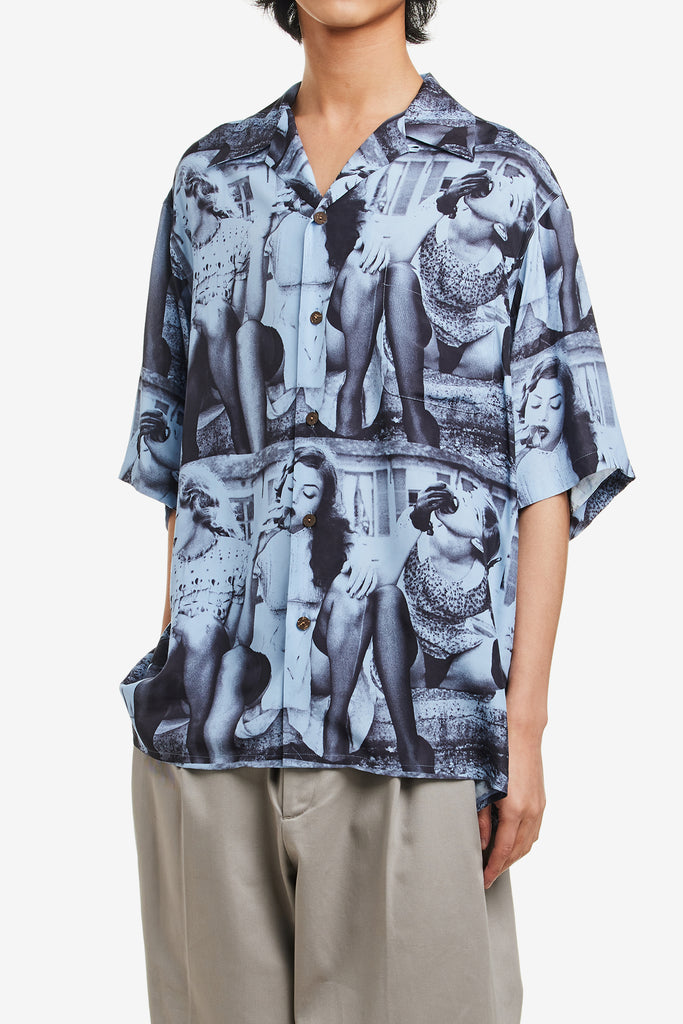 ELLEN VON UNWERTH / S/S HAWAIIAN SHIRT ( TYPE-2 ) - WORKSOUT WORLDWIDE