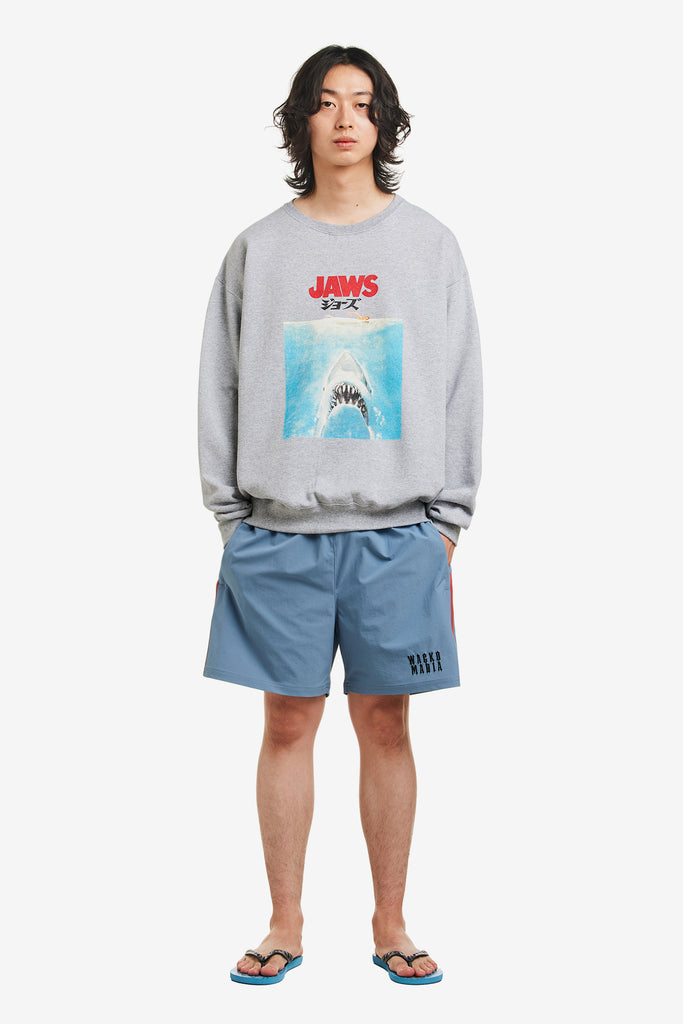 JAWS / CREW NECK SWEAT SHIRT - WORKSOUT WORLDWIDE
