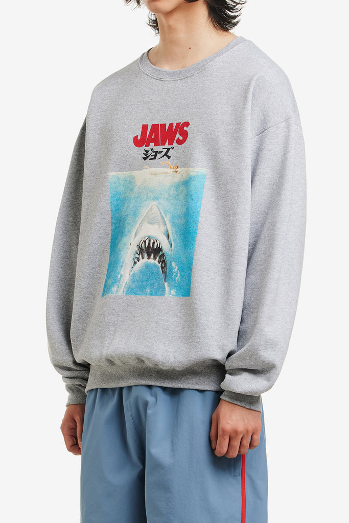 JAWS / CREW NECK SWEAT SHIRT - WORKSOUT WORLDWIDE