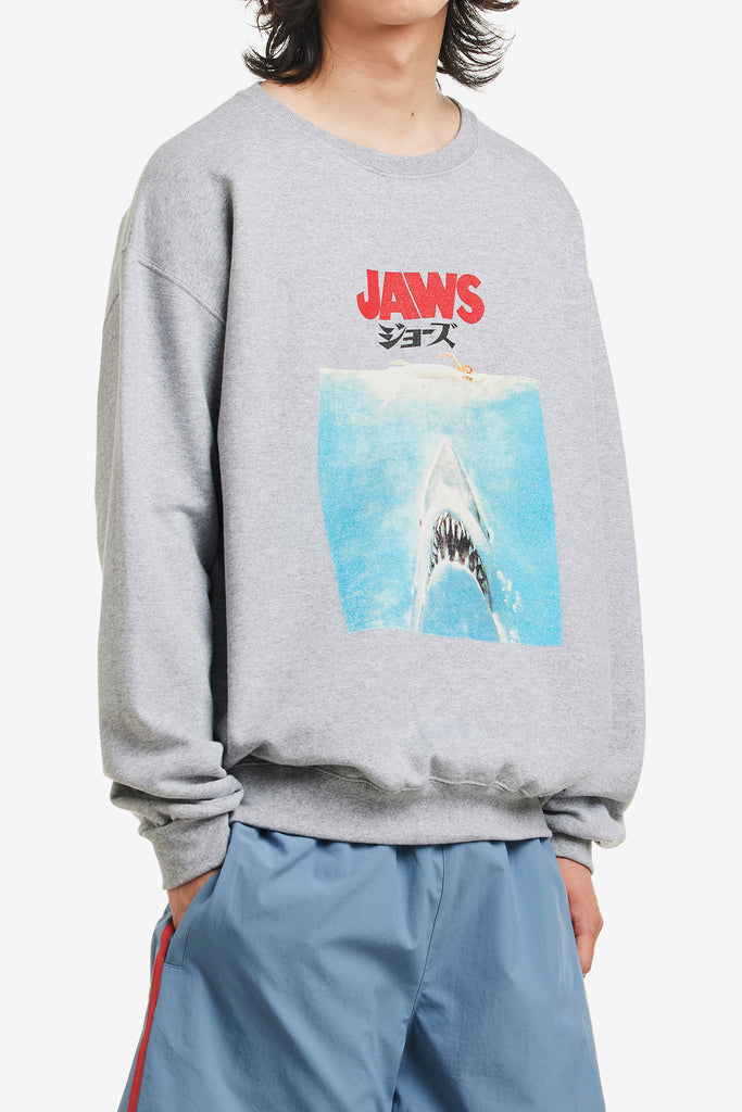 JAWS / CREW NECK SWEAT SHIRT - WORKSOUT WORLDWIDE