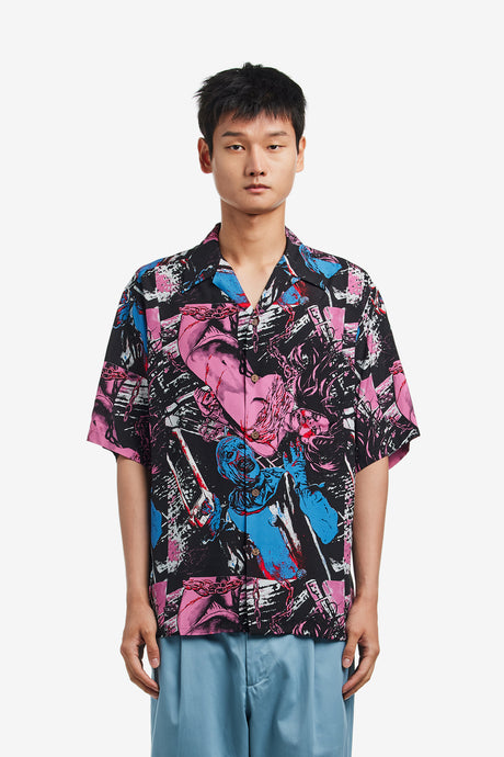TERRIFIER / S/S HAWAIIAN SHIRT ( TYPE-3 )