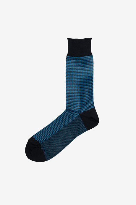 HOUNDSTOOTH  JACQUARD SOCKS