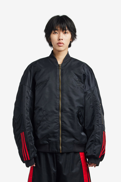 X WILLY CHAVARRIA SATIN BOMBER JACKET