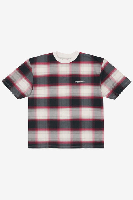 SHADOW PLAID T-SHIRTS