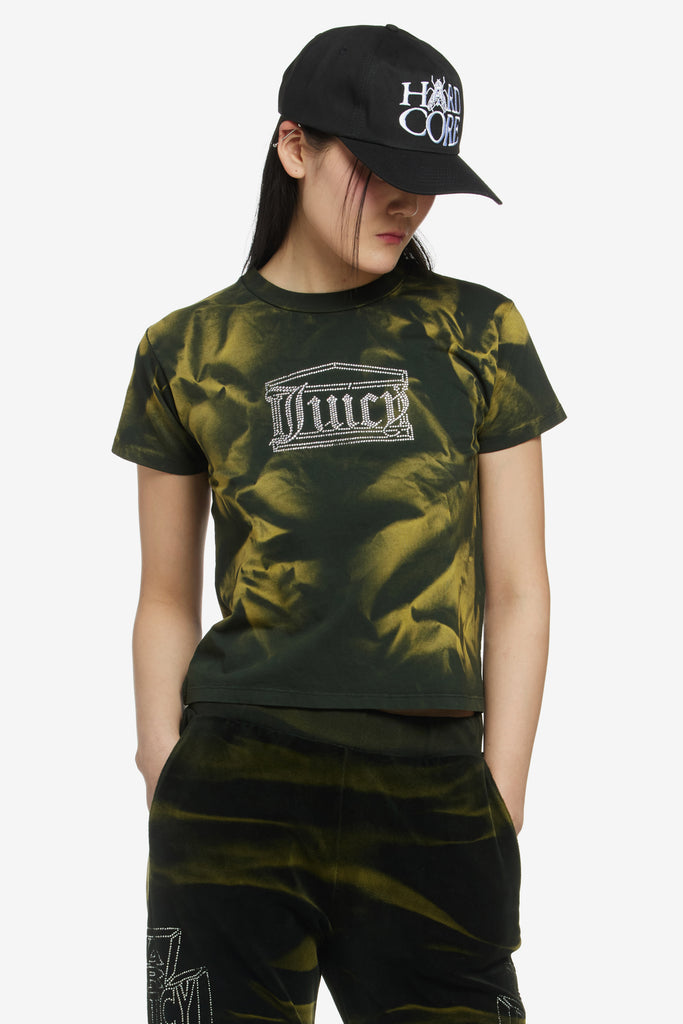 JUICY TIE DYE SHRUNKEN TEE - WORKSOUT WORLDWIDE