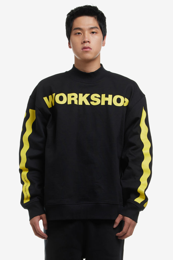 MOCK NECK SWEATSHIRT - WORKSOUT WORLDWIDE