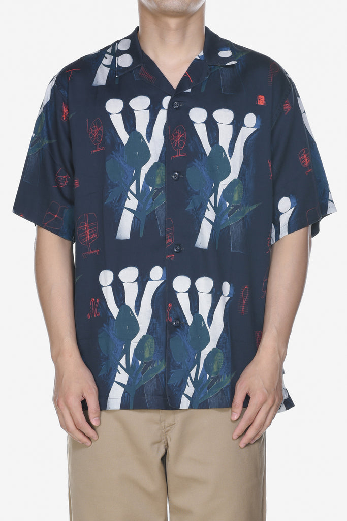 S/S TOM KROL FLOWERS SHIRT - WORKSOUT Worldwide