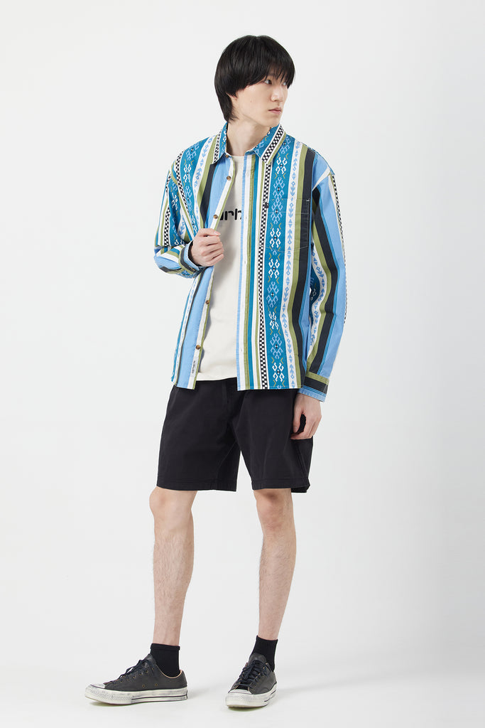 L/S COBA STRIPE SHIRT - WORKSOUT WORLDWIDE