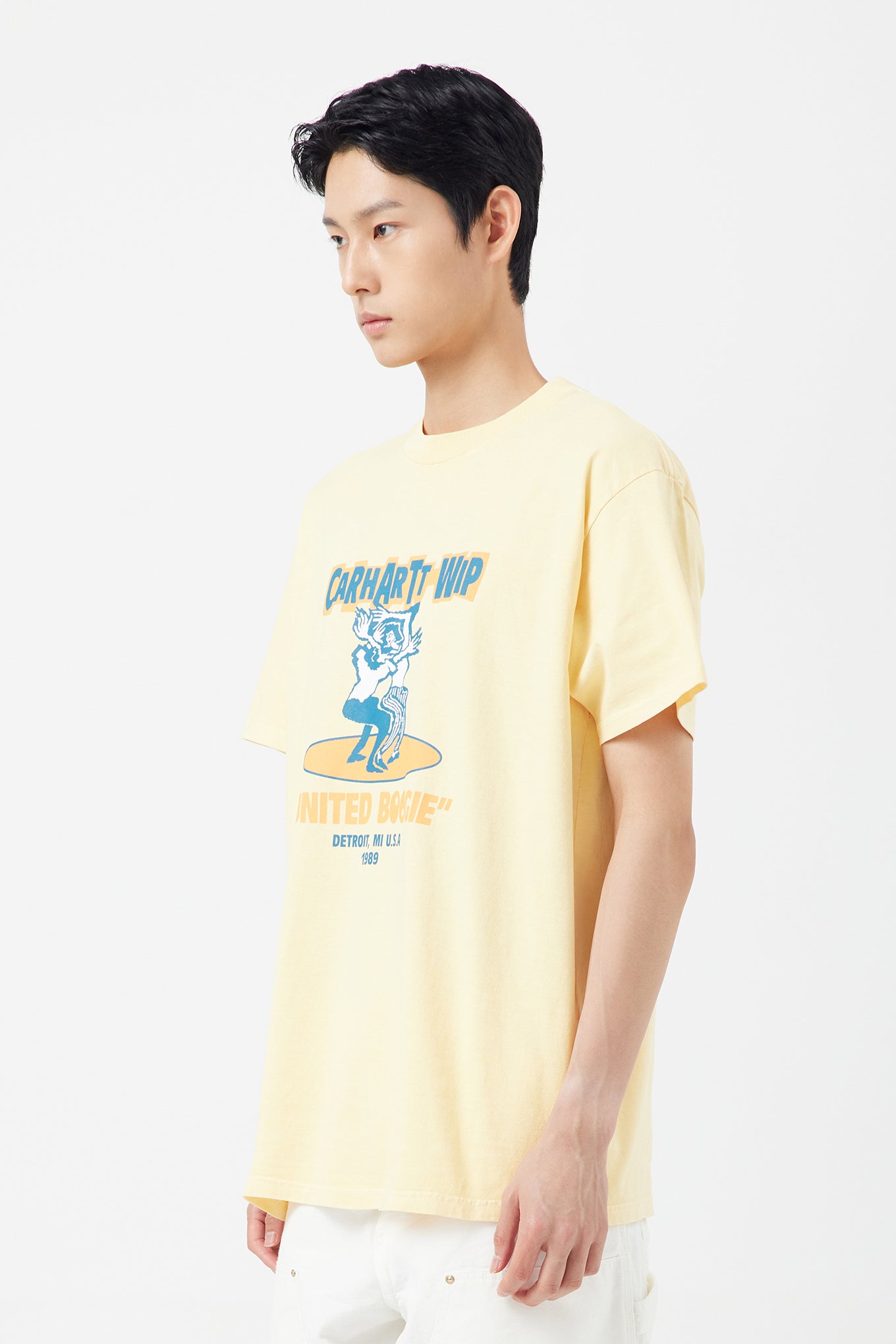 Yellow Carhartt WIP Short Sleeve Boogie T-Shirt