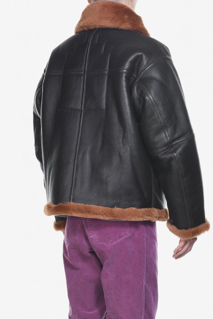 SHEEPSKIN FLYING JACKET - WORKSOUT WORLDWIDE