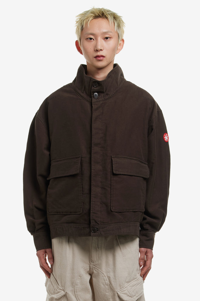 BRUSHED COTTON BUTTON JACKET - WORKSOUT WORLDWIDE