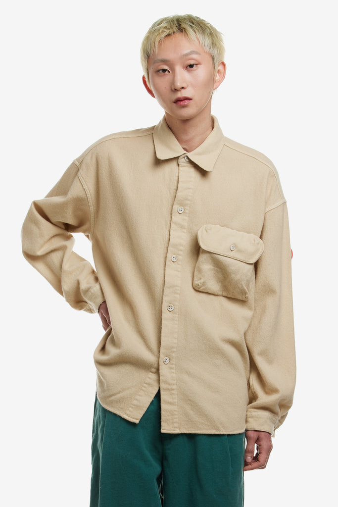 OVERDYE WOOL BIG SHIRT - WORKSOUT WORLDWIDE