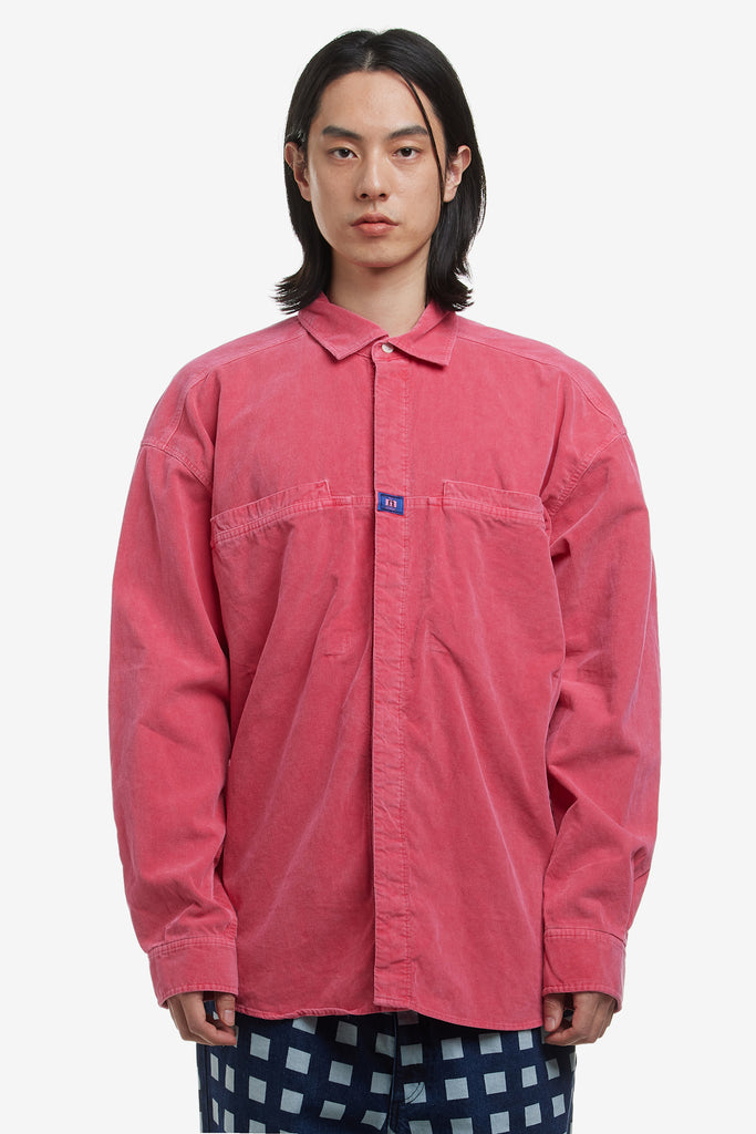 OVERDYE CORD DESIGN BIG SHIRT - WORKSOUT WORLDWIDE