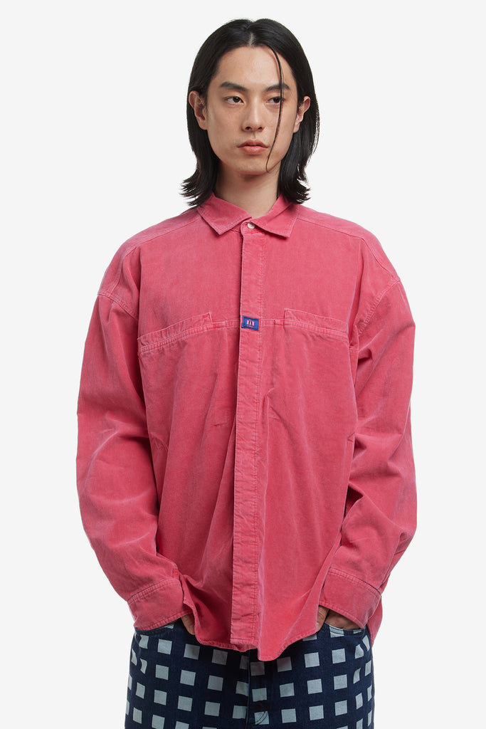 OVERDYE CORD DESIGN BIG SHIRT - WORKSOUT WORLDWIDE