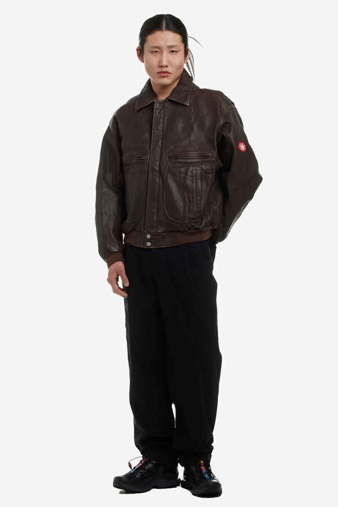 LEATHER FLYING JACKET - WORKSOUT WORLDWIDE