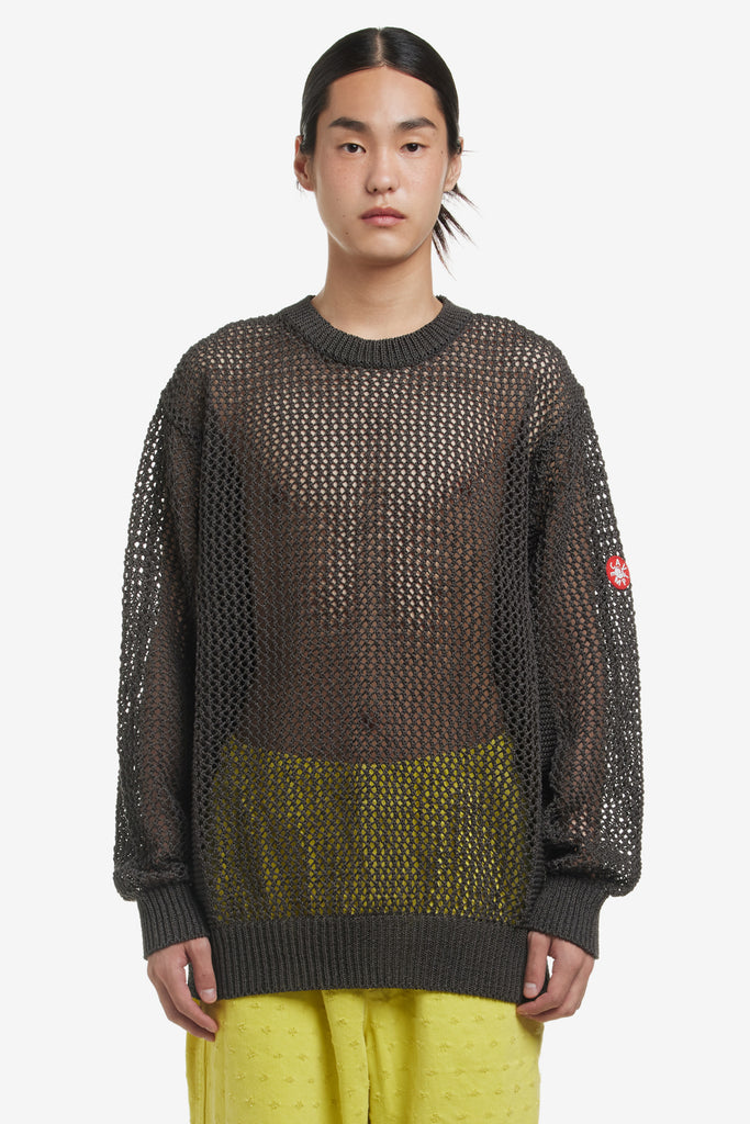 SIDE RIB LOOSE NET KNIT - WORKSOUT WORLDWIDE