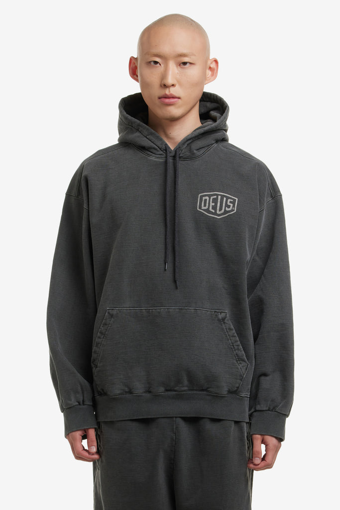 SEOUL COLLEGE OVERDYED HOODIE - WORKSOUT WORLDWIDE