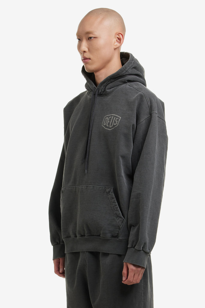 SEOUL COLLEGE OVERDYED HOODIE - WORKSOUT WORLDWIDE