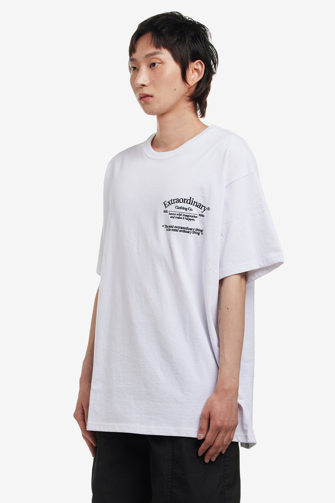 SERIF LOGO EMBROIDER TEE - WORKSOUT WORLDWIDE