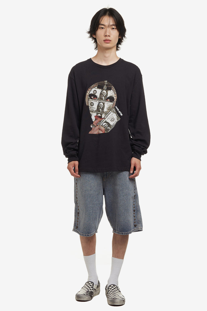 MONEY FACE L/S TEE - WORKSOUT WORLDWIDE