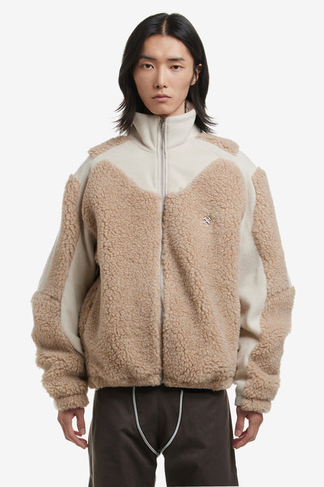 TWO TONE FLEECE JACKET