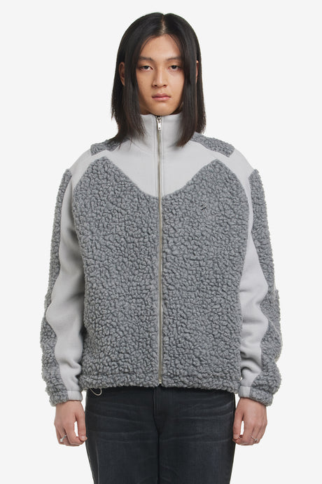TWO TONE FLEECE JACKET