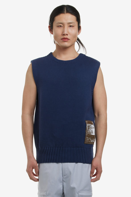 COTTON KNIT VEST