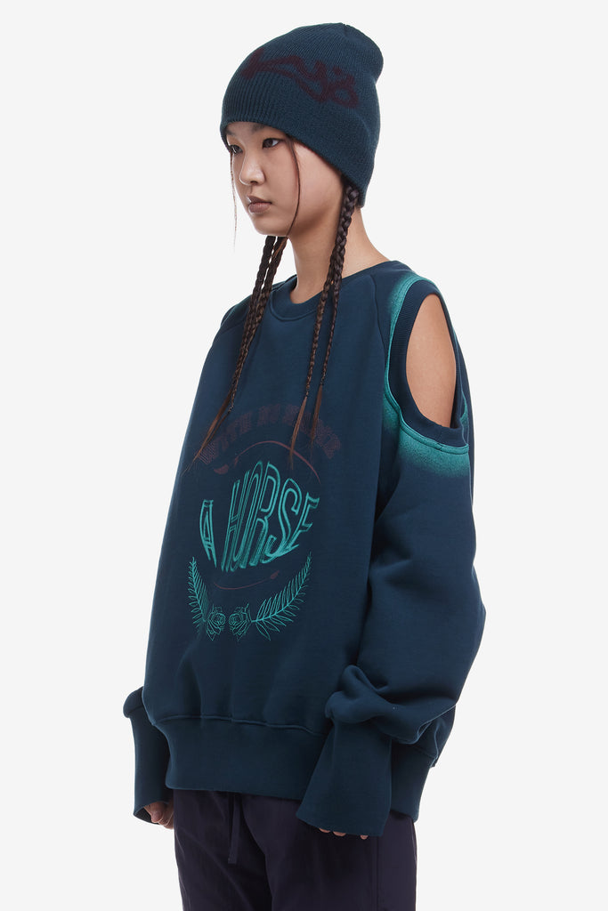 WANDERESS CUTOUT PULLOVER OVERSIZE - WORKSOUT WORLDWIDE