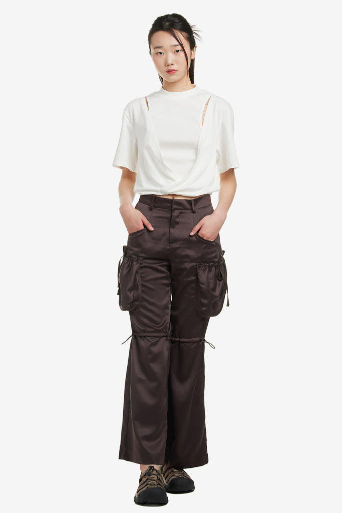 FORTUNE GATHERING POCKET SEMI BOOTS TROUSERS - WORKSOUT WORLDWIDE