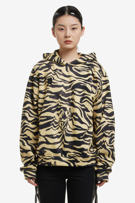 TIGER PRINTED HOODIE