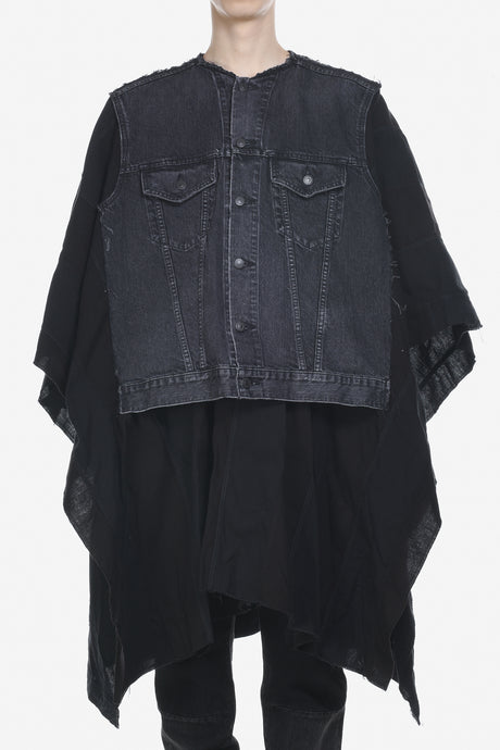 X OLD PARK DENIM TRUCKER JACKET