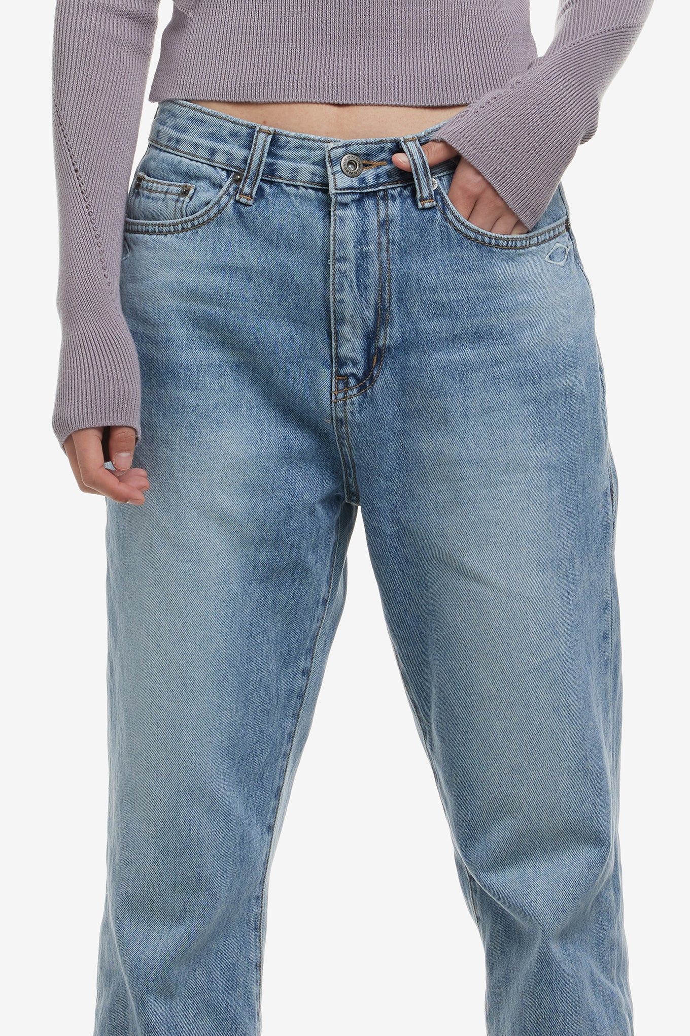 RHOMBUS BOYFRIEND JEANS