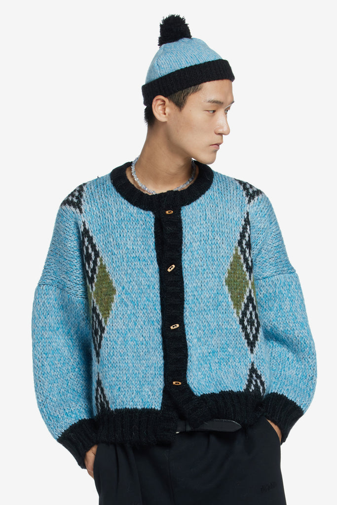 A TREKKING KNITTED CARDIGAN - WORKSOUT WORLDWIDE