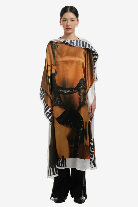 DINO GRAPHIC PRINTED DRESS