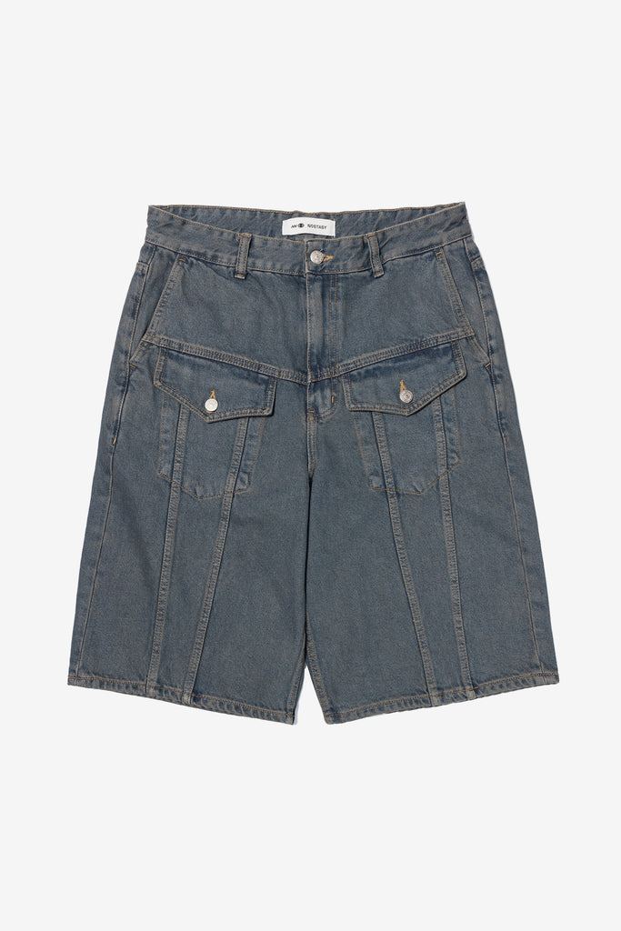 TRUCKER DENIM SHORT - WORKSOUT WORLDWIDE