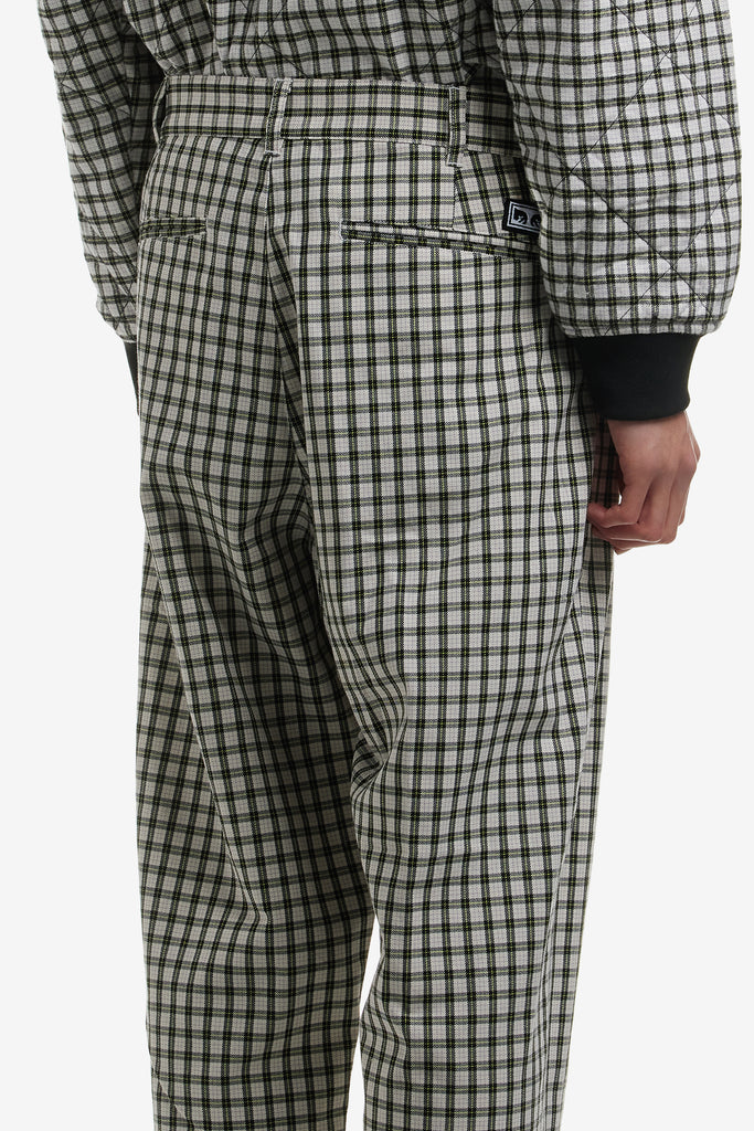 FUBAR PLEATED PLAID PANT - WORKSOUT WORLDWIDE