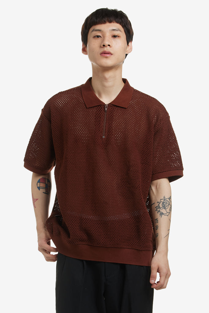 ROLLING BUTTON-UP POLO SS - WORKSOUT WORLDWIDE