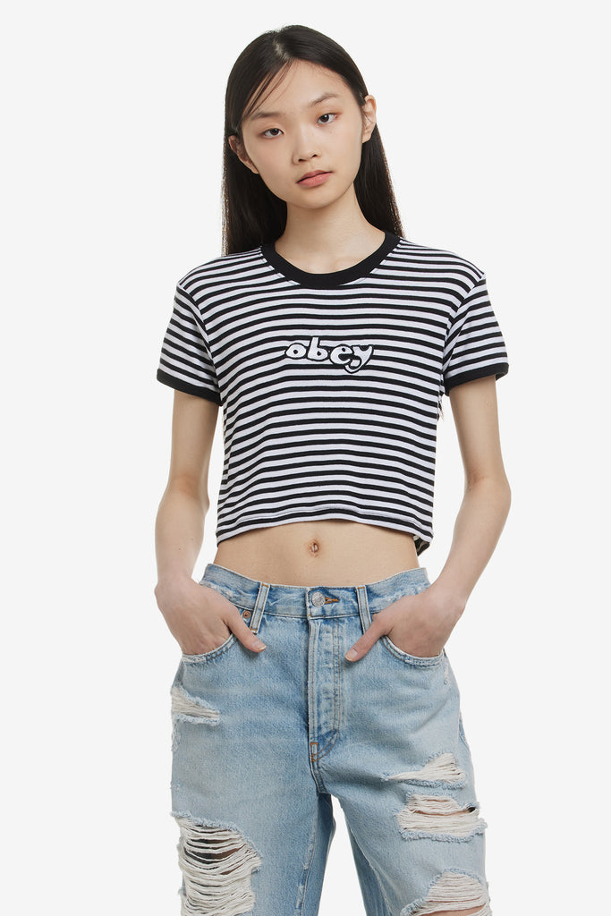 ZOE BABY RINGER TEE - WORKSOUT WORLDWIDE