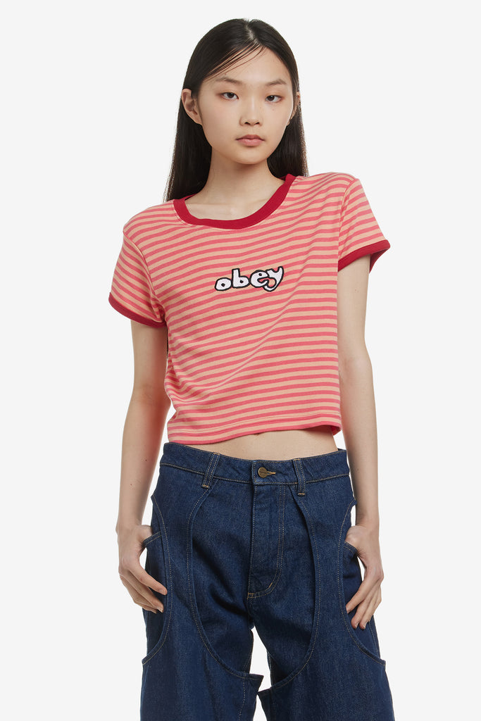 ZOE BABY RINGER TEE - WORKSOUT WORLDWIDE