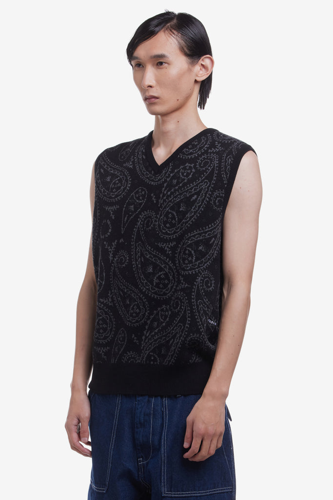 PAISLEY KNITTED SPENCER - WORKSOUT WORLDWIDE