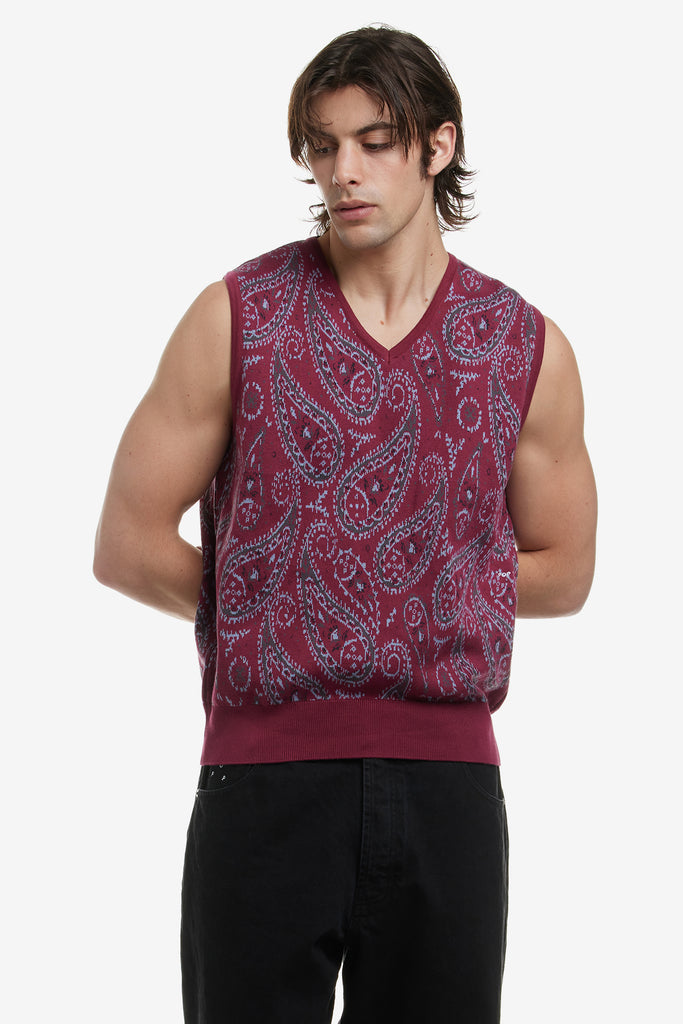 PAISLEY KNITTED PAISLEY KNITTED SPENCER - WORKSOUT WORLDWIDE